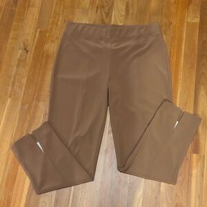 Joseph Ribkoff Elegant Brown Straight Leg Pants